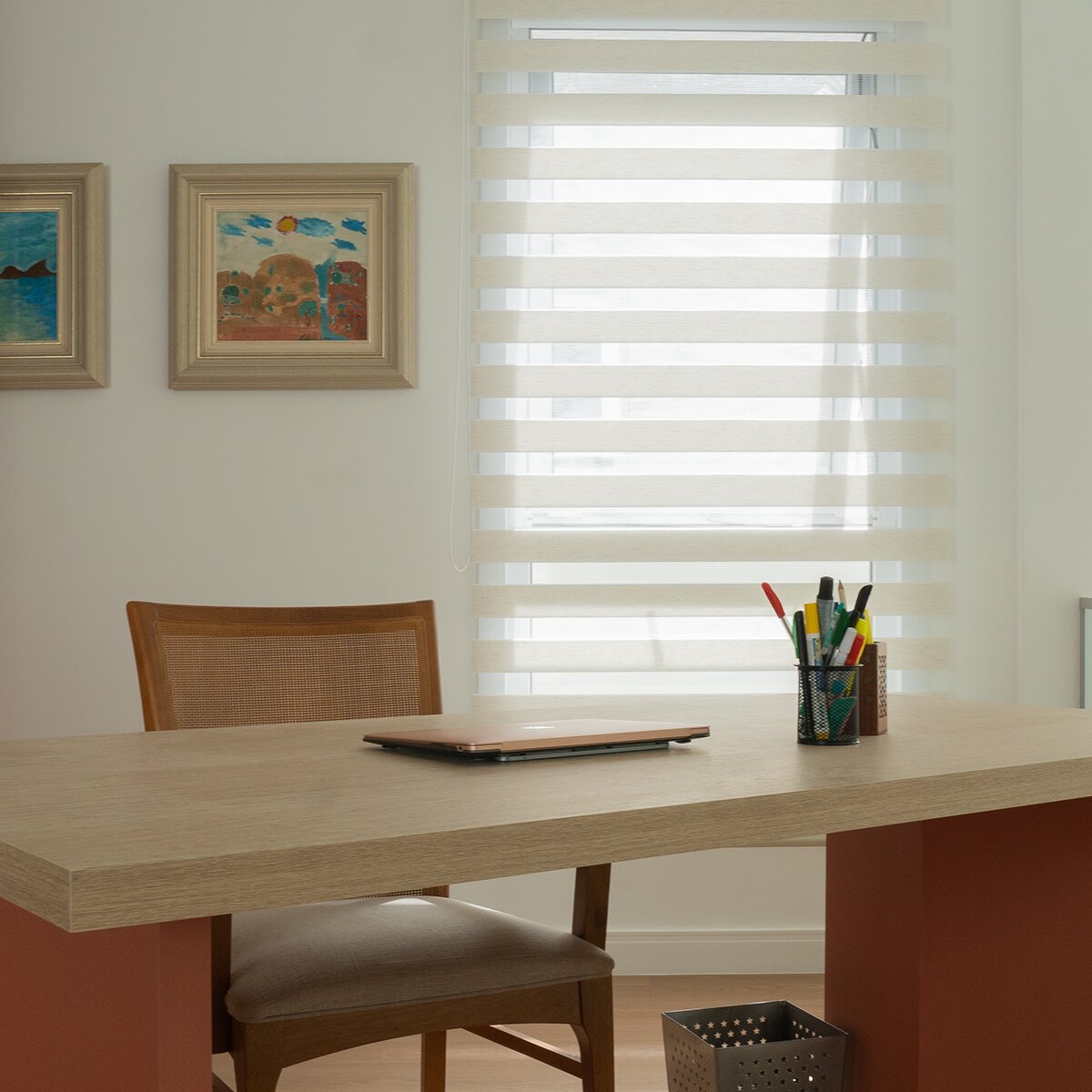 Persiana Double Vision Plus - Bege Rústico