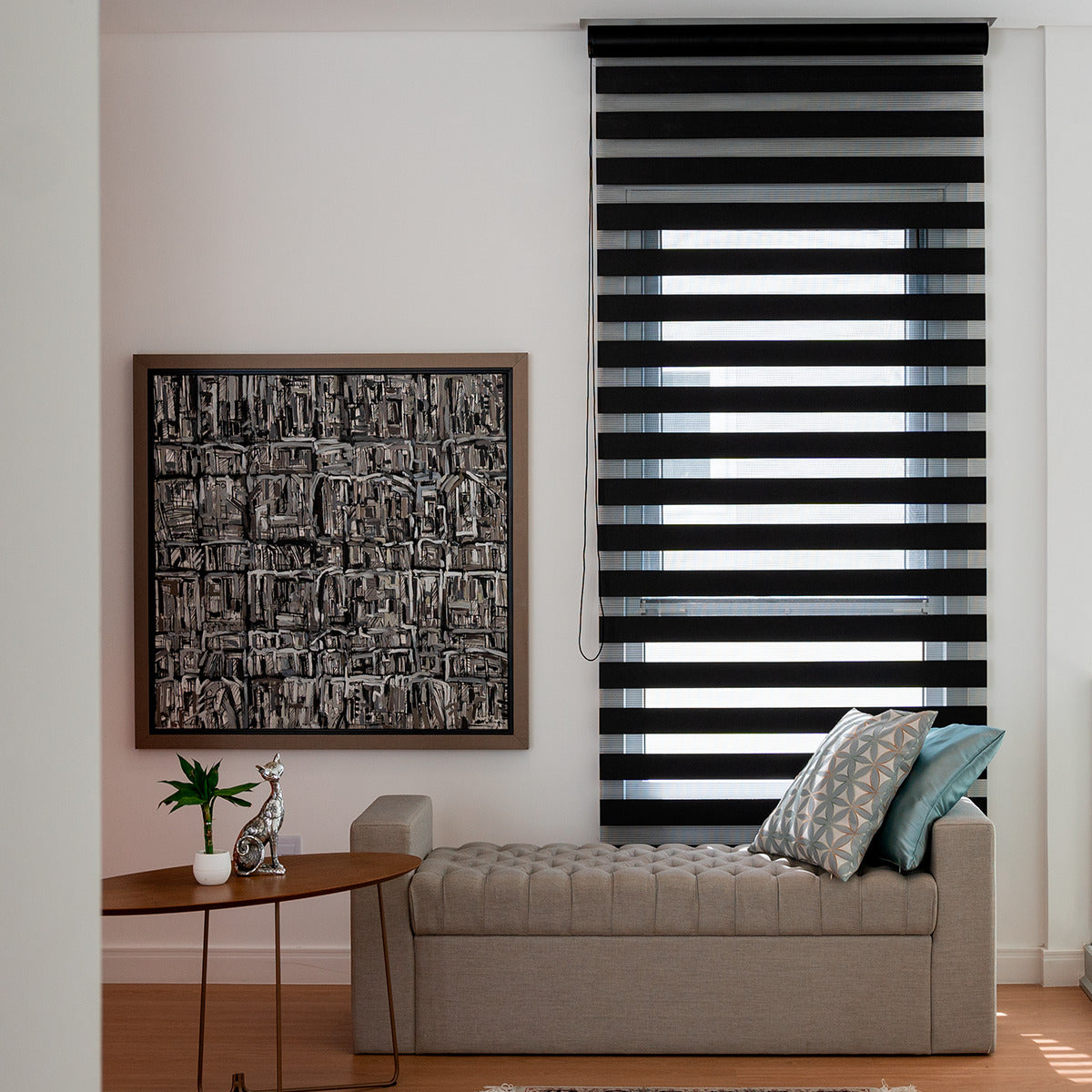 Persiana Double Vision Plus - Preta