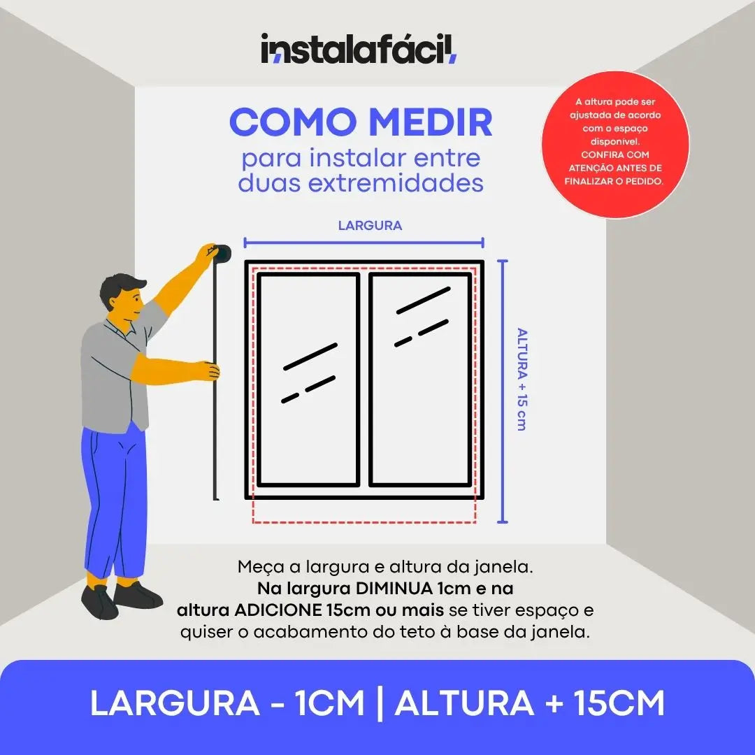 Persiana Rolô Tela Solar 1% InstalaFácil - Bege