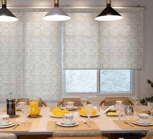 Persiana Rolô Opaca - Bege Rústica Claro