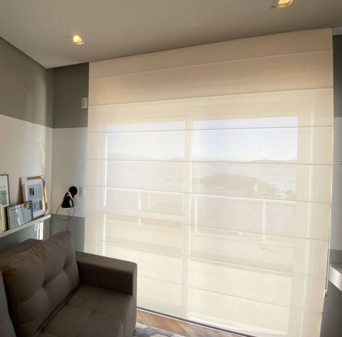 Persiana Romana Tela Solar 5% - Bege