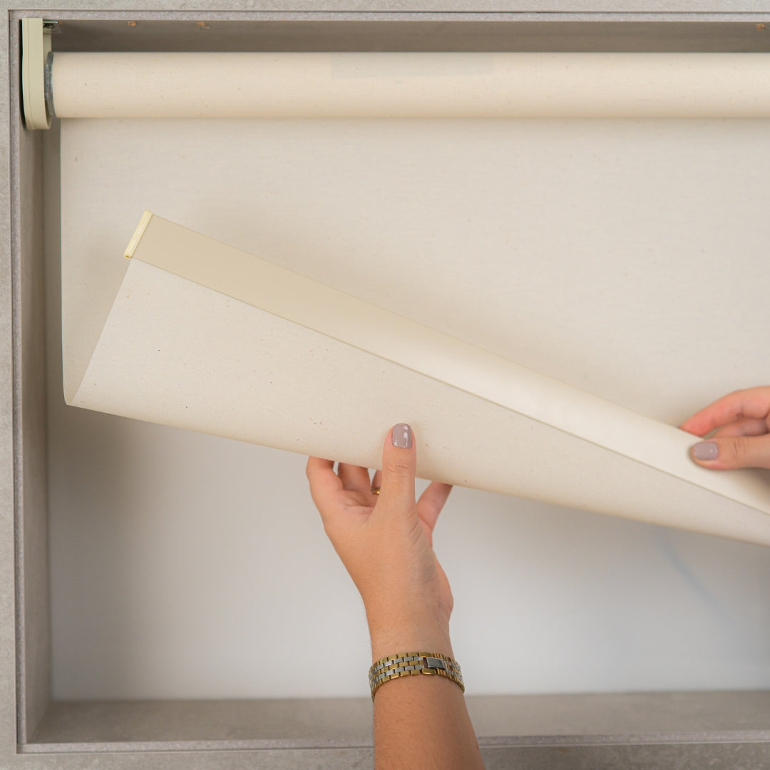 Persiana Rolô Opaca - Off-White Chelsea