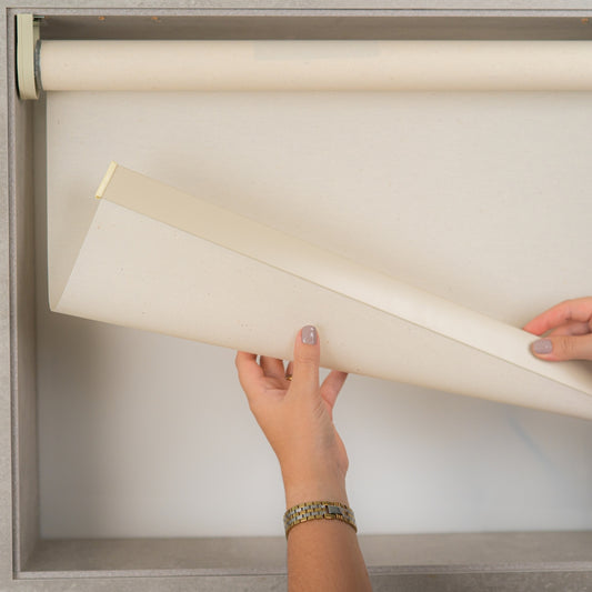 Persiana Rolô Opaca - Off-White Chelsea