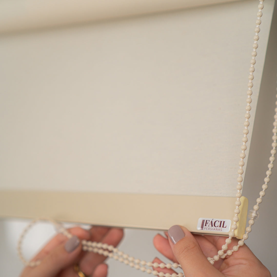 Persiana Rolô Opaca - Off-White Chelsea