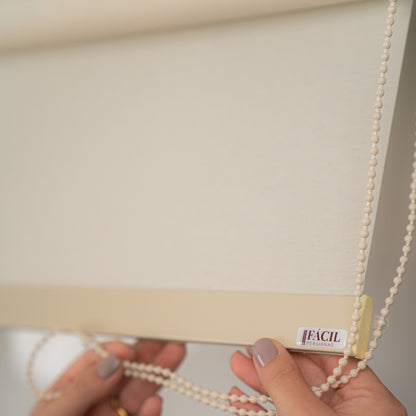 Persiana Rolô Opaca - Off-White Chelsea