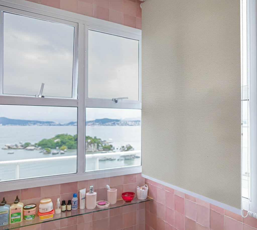 Persiana Rolô Opaca - Off-White Chelsea