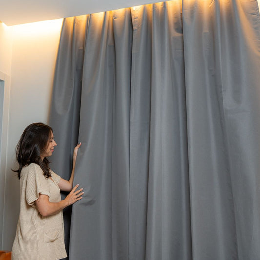 Cortina Blackout 100% - Cinza Grafite