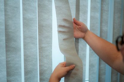 Persiana Vertical Translucida - Cinza