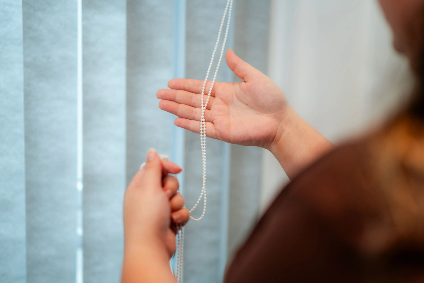 Persiana Vertical Translucida - Cinza