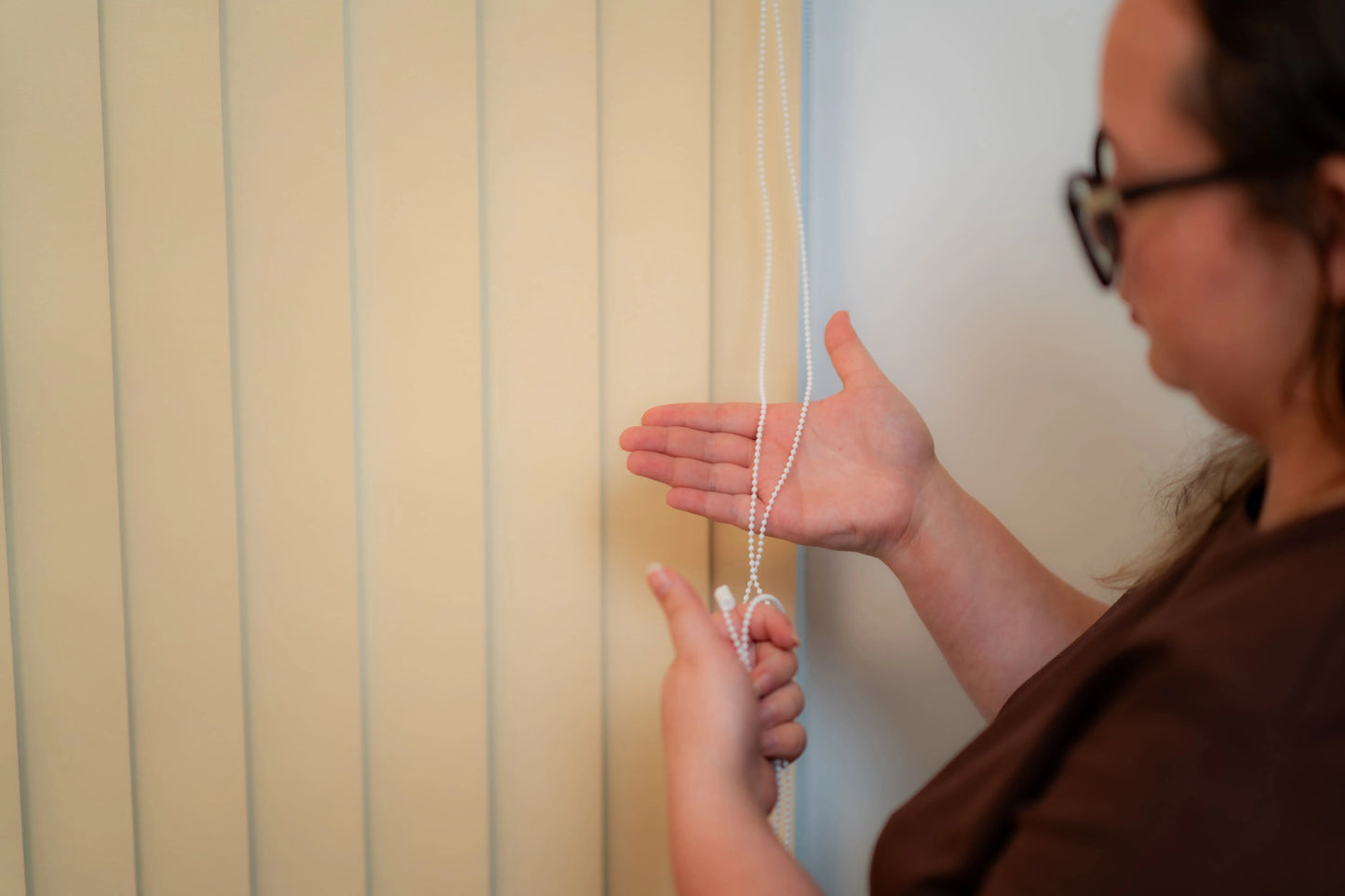 Persiana Vertical Blackout - Bege