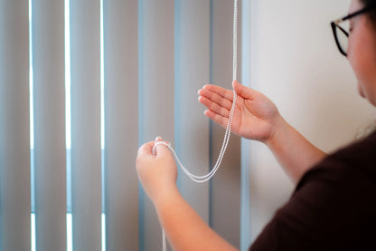 Persiana Vertical Blackout - Cinza