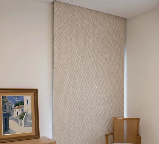 Persiana Rolô Blackout - Marrom Claro Rústico Texturizado