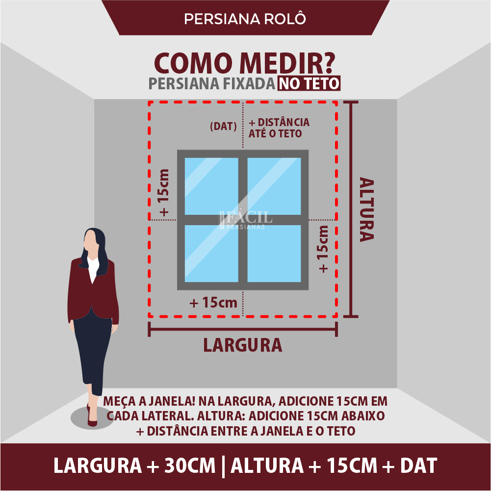 Persiana Rolô Opaca - Off-White Chelsea