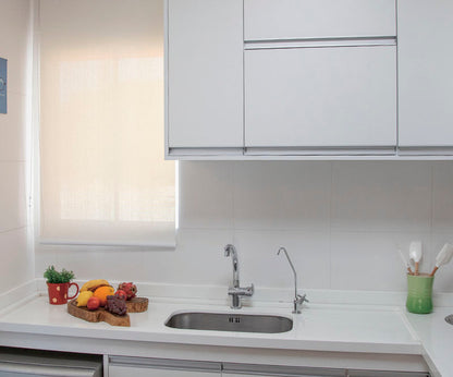 Persiana Rolô Tela Solar 1% - Branca