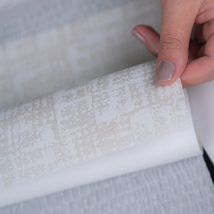 Persiana Rolô Blackout - Prata Texturizada