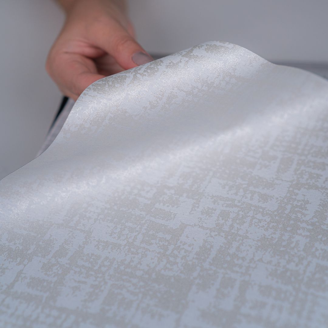 Persiana Rolô Blackout - Prata Texturizada