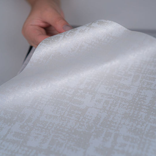 Persiana Rolô Blackout - Prata Texturizada