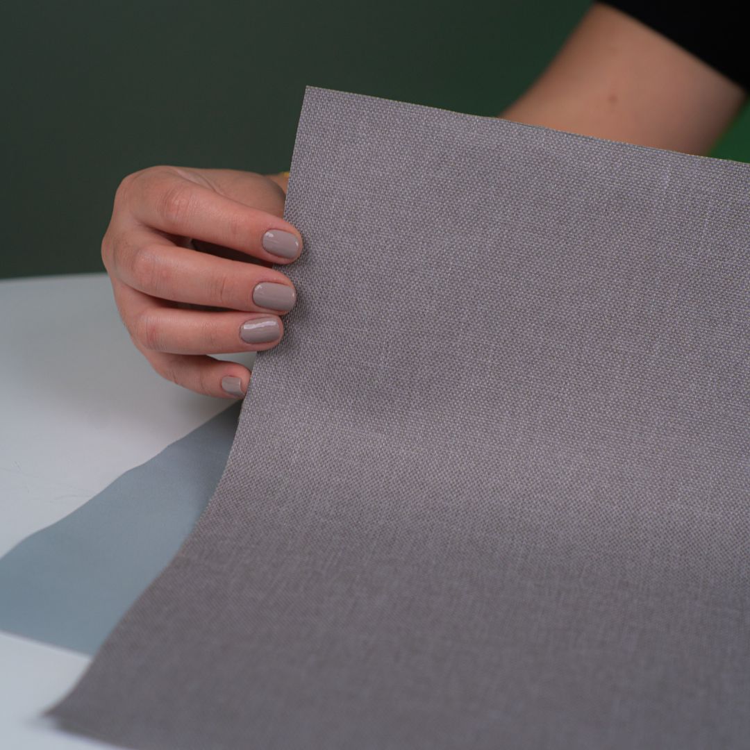 Persiana Rolô Blackout - Cinza Grafite Texturizada