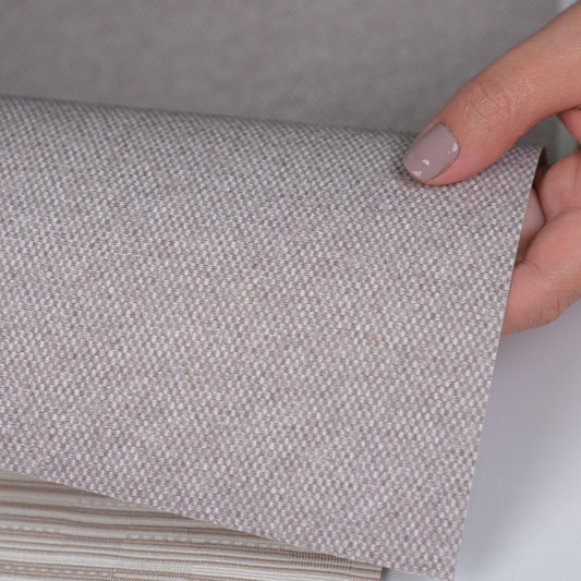 Persiana Rolô Blackout - Marrom Claro Rústico Texturizado