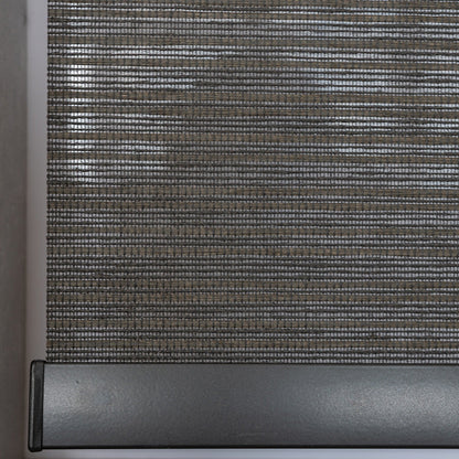 Persiana Rolô Translúcida Texturizada - Preto