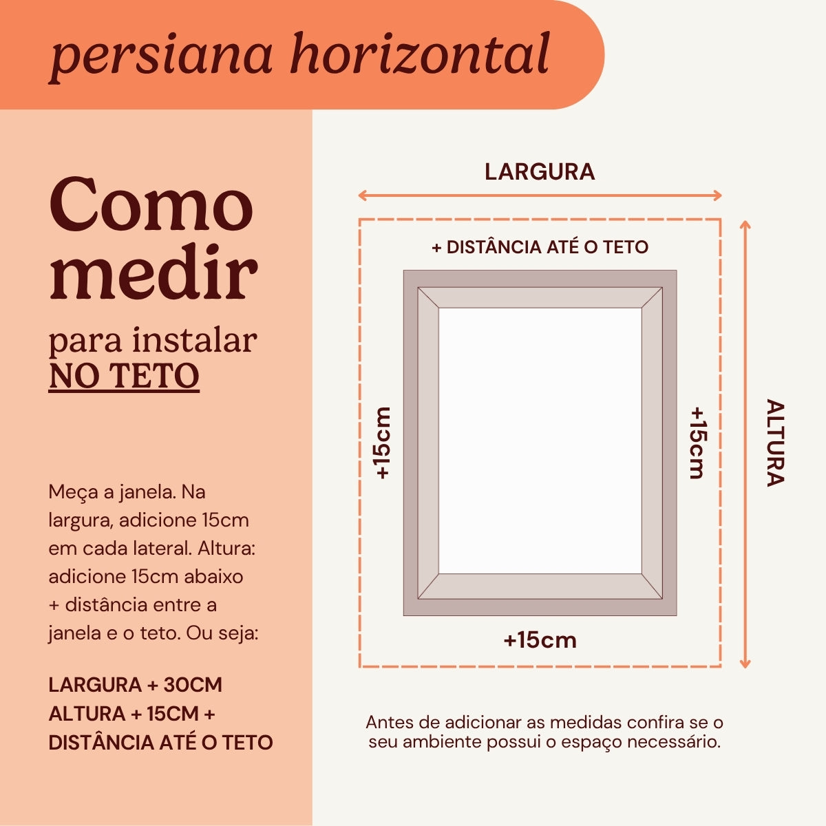 Persiana Horizontal Alumínio 25mm - Bege