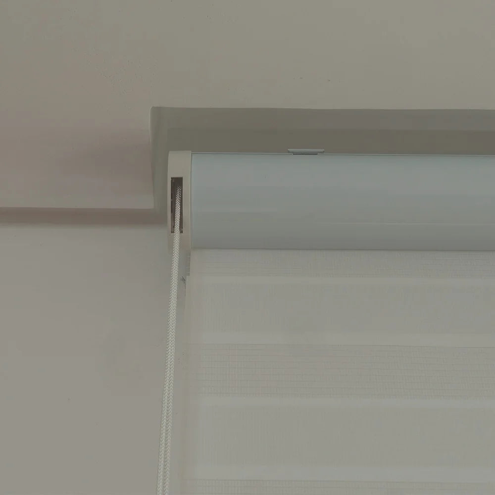 Persiana Double Vision Plus Branca detalhe