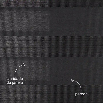 Persiana Double Vision Plus Preta detalhe