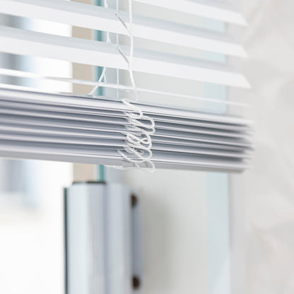 Persiana Horizontal Alumínio 25mm - Branco