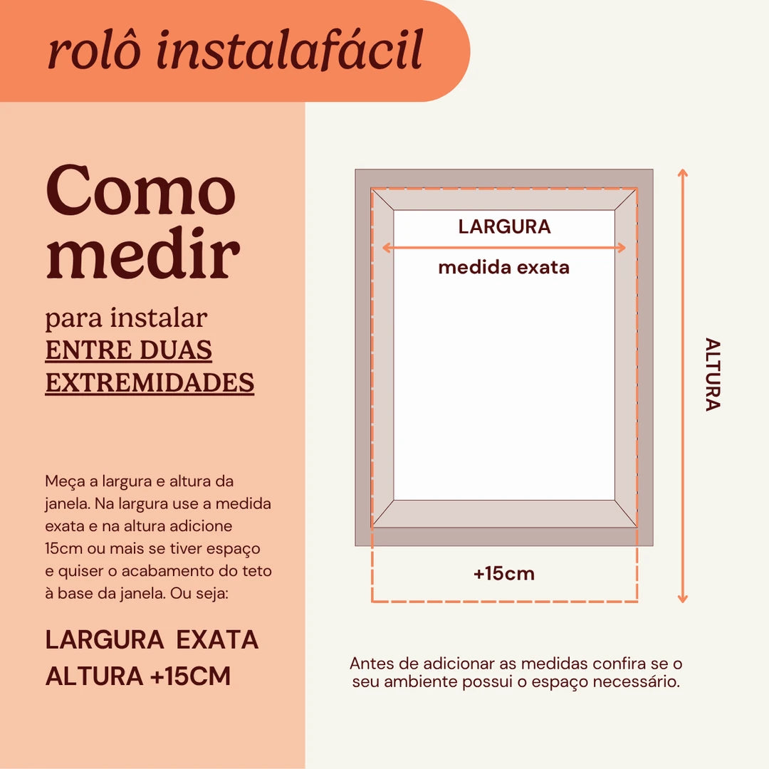 Persiana Rolô Blackout cinza cinza - detalhe