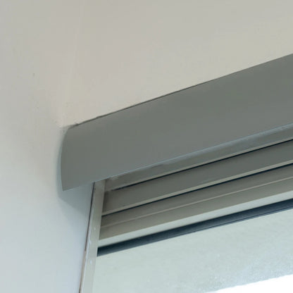 Persiana Painel Tela Solar 5% Cinza acabamento