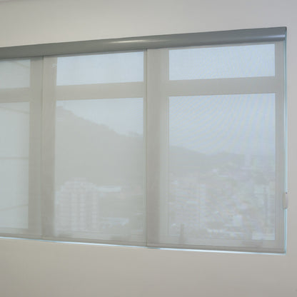 Persiana Painel Tela Solar 5% - Cinza