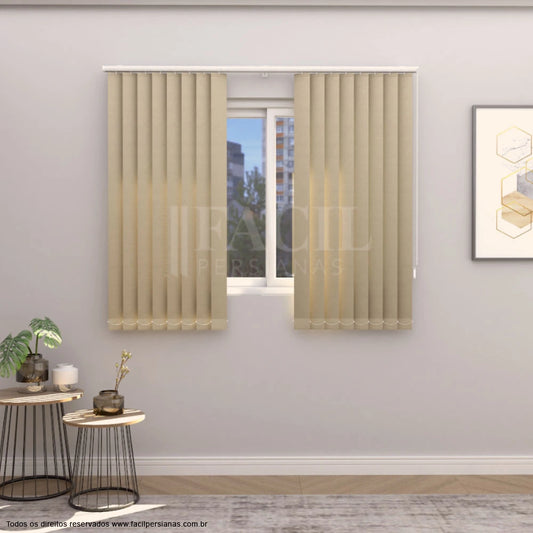 Persiana Vertical Blackout - Bege