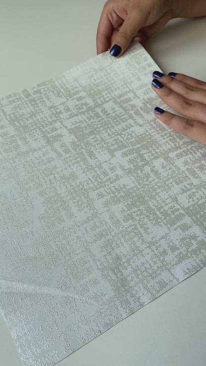 Persiana Rolô Blackout - Prata Texturizada