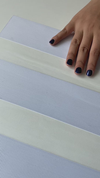 Persiana Double Vision Semi Blackout - Branco Gelo