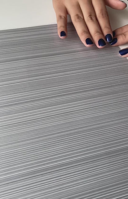 Persiana Rolô Translúcida Texturizada - Prata