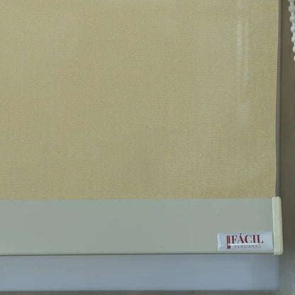 Persiana Rolô Translúcida Slim Amarelo detalhe