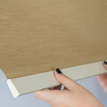 Persiana Rolô Translúcida Slim Bege Gold detalhe