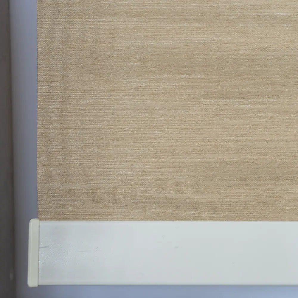 Persiana Rolô Translúcida Slim Bege Gold detalhe