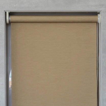 Persiana Rolô Translúcida Slim Bege Gold detalhe