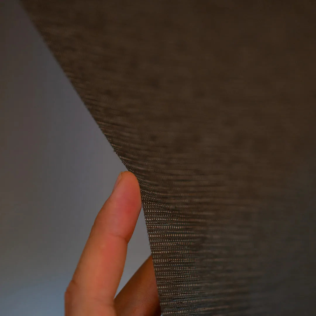 Persiana Rolô Translúcida Estampada Marrom detalhe