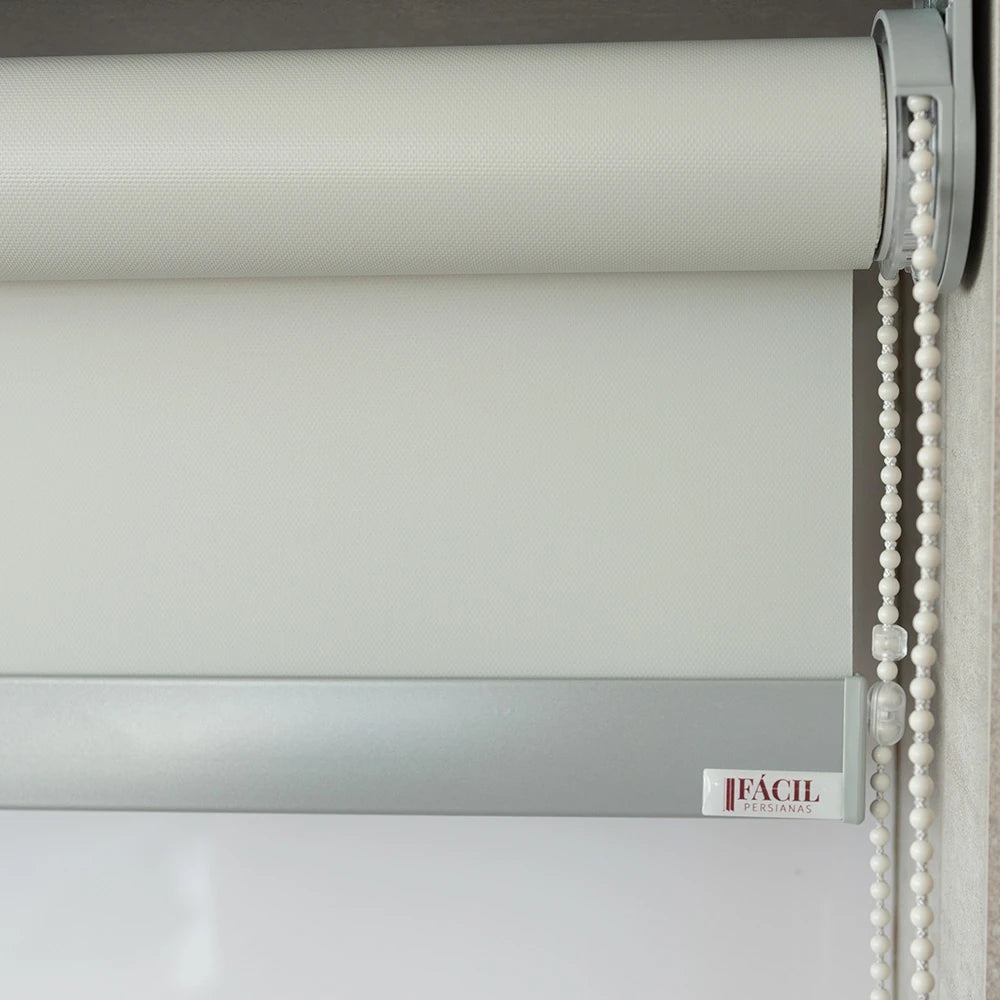 Persiana Rolô Blackout Cinza detalhe