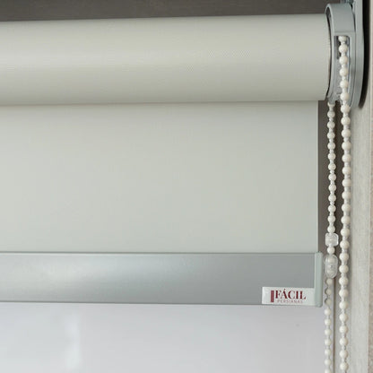 Persiana Rolô Blackout Cinza detalhe