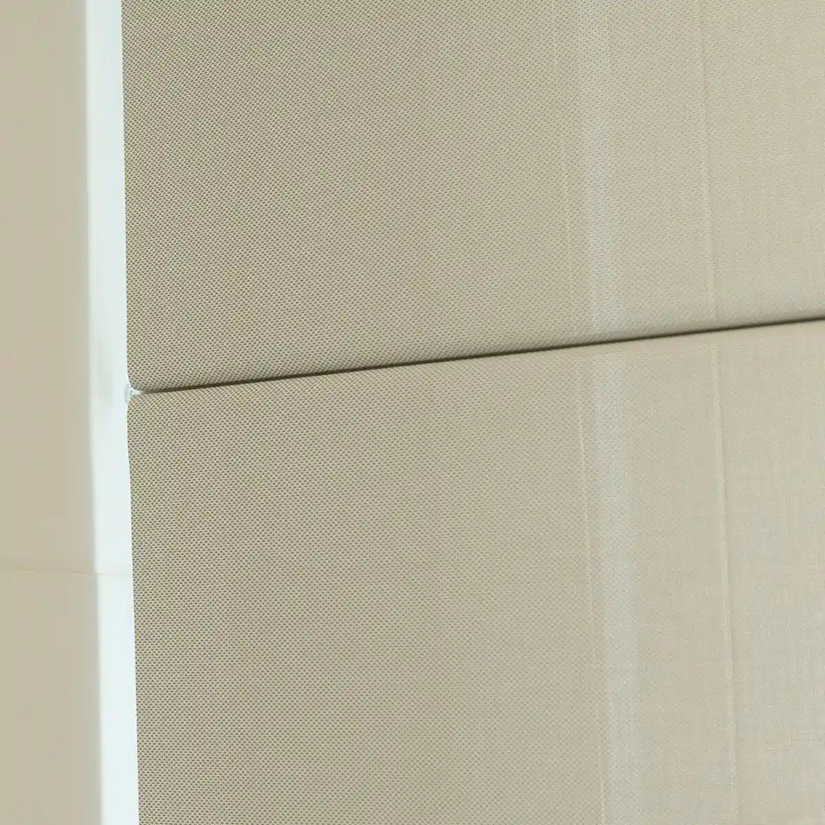 Persiana Romana Tela Solar 5% Cinza detalhe