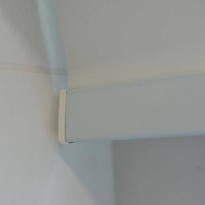 Persiana Romana Tela Solar 3% Branca detalhe