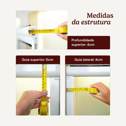 Tela Mosquiteira Recolhível Sob Medida Cinza medida